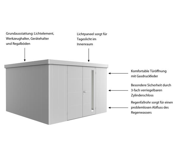 Biohort Gerätehaus Neo 4D, ca. B348/H222/T348