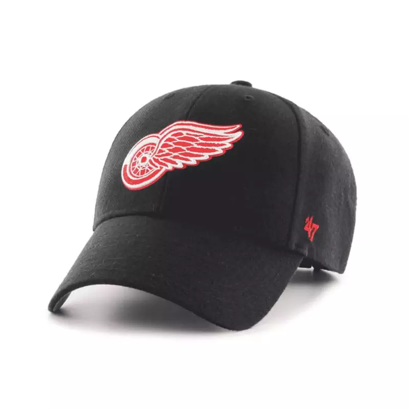 Casquette 47 BRAND Nhl Detroit Wings Mvp Noir