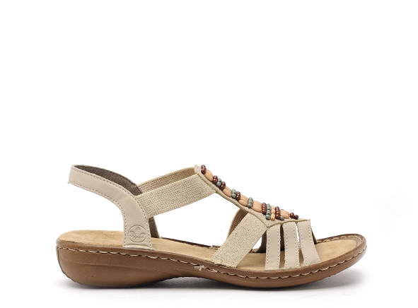 Rieker nu pieds plats femme 60851 beige