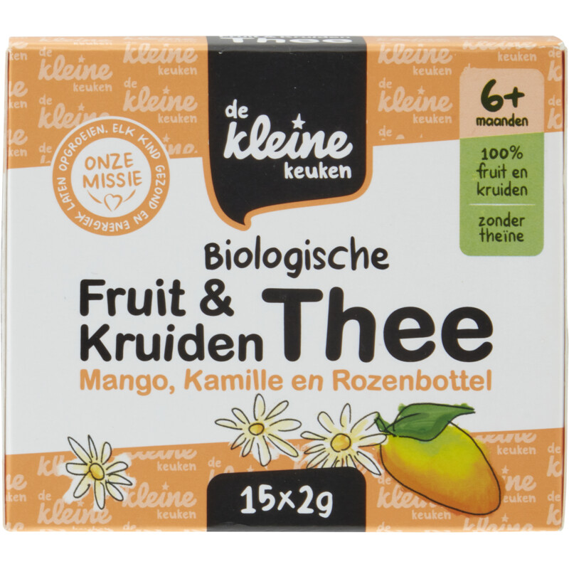 De Kleine Keuken Biologische fruit & kruidenthee 6m+