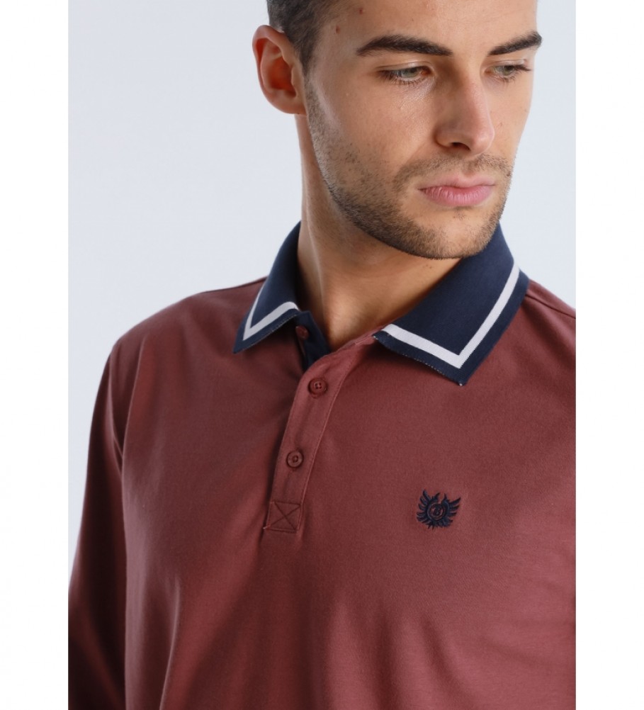 Polo Bendorff Jacquard Marrom