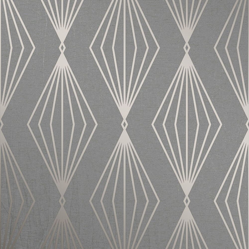 TAPET GRAHAM & BROWN JEWEL MARQUISE GEMETRIC DARK GREY