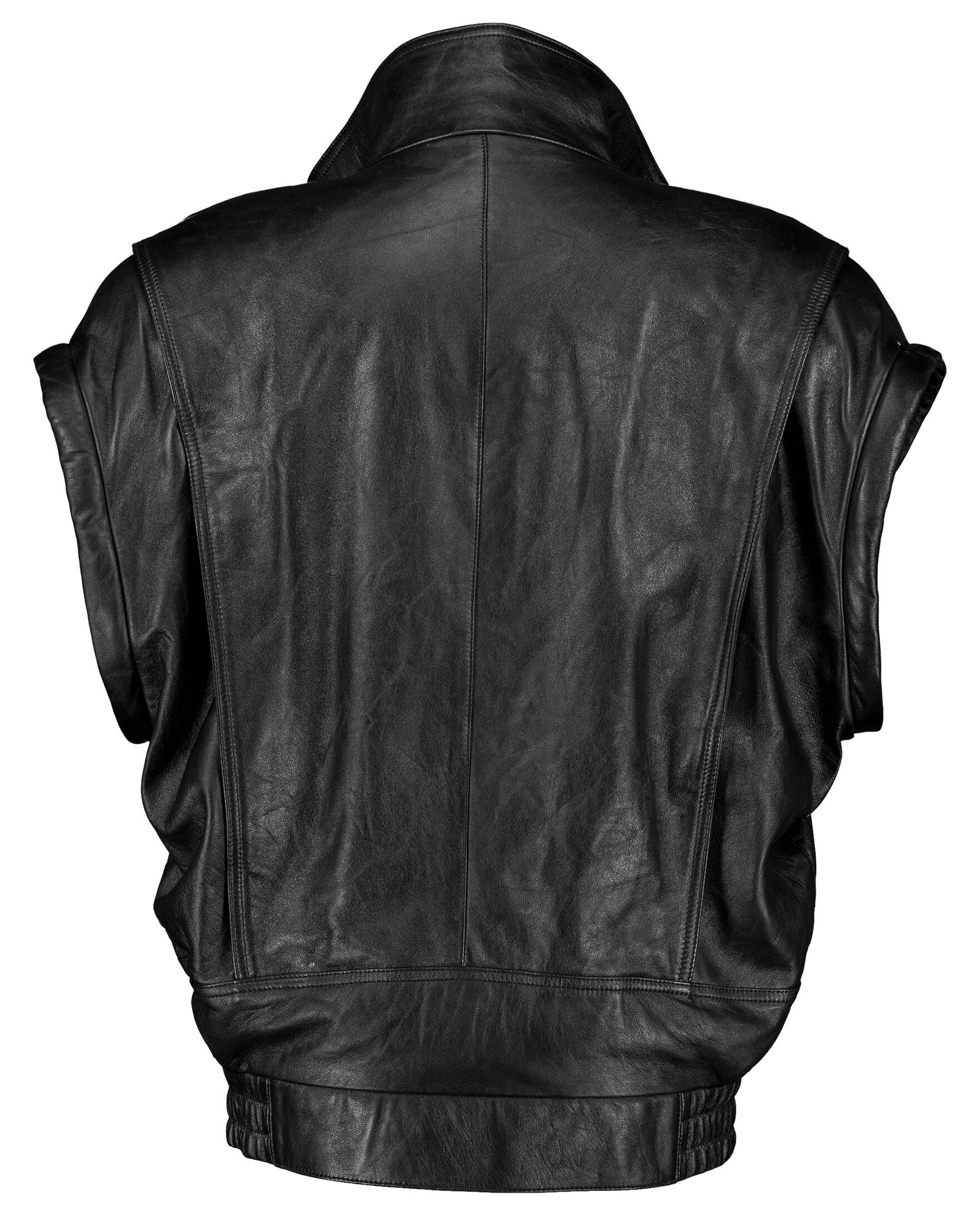 Saint Laurent| Damen Lederjacke BLOUSON Oversized Fit