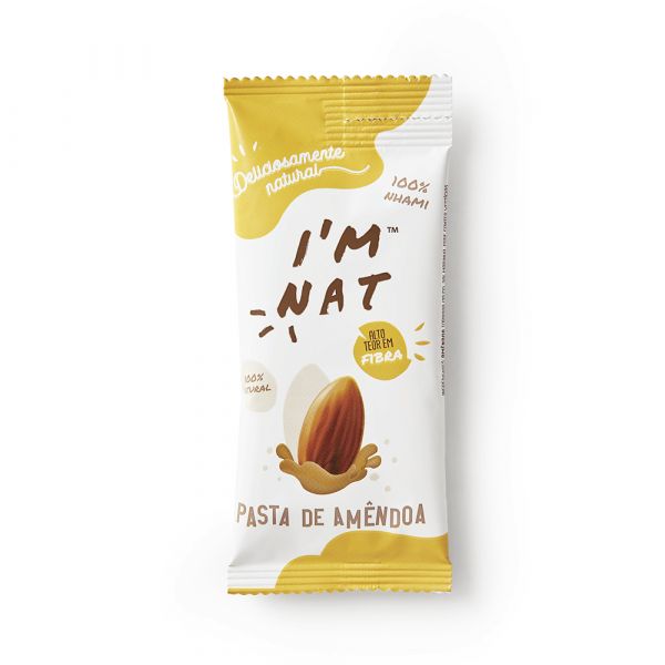 I'm Nat Pasta de Amêndoa 4x 30g