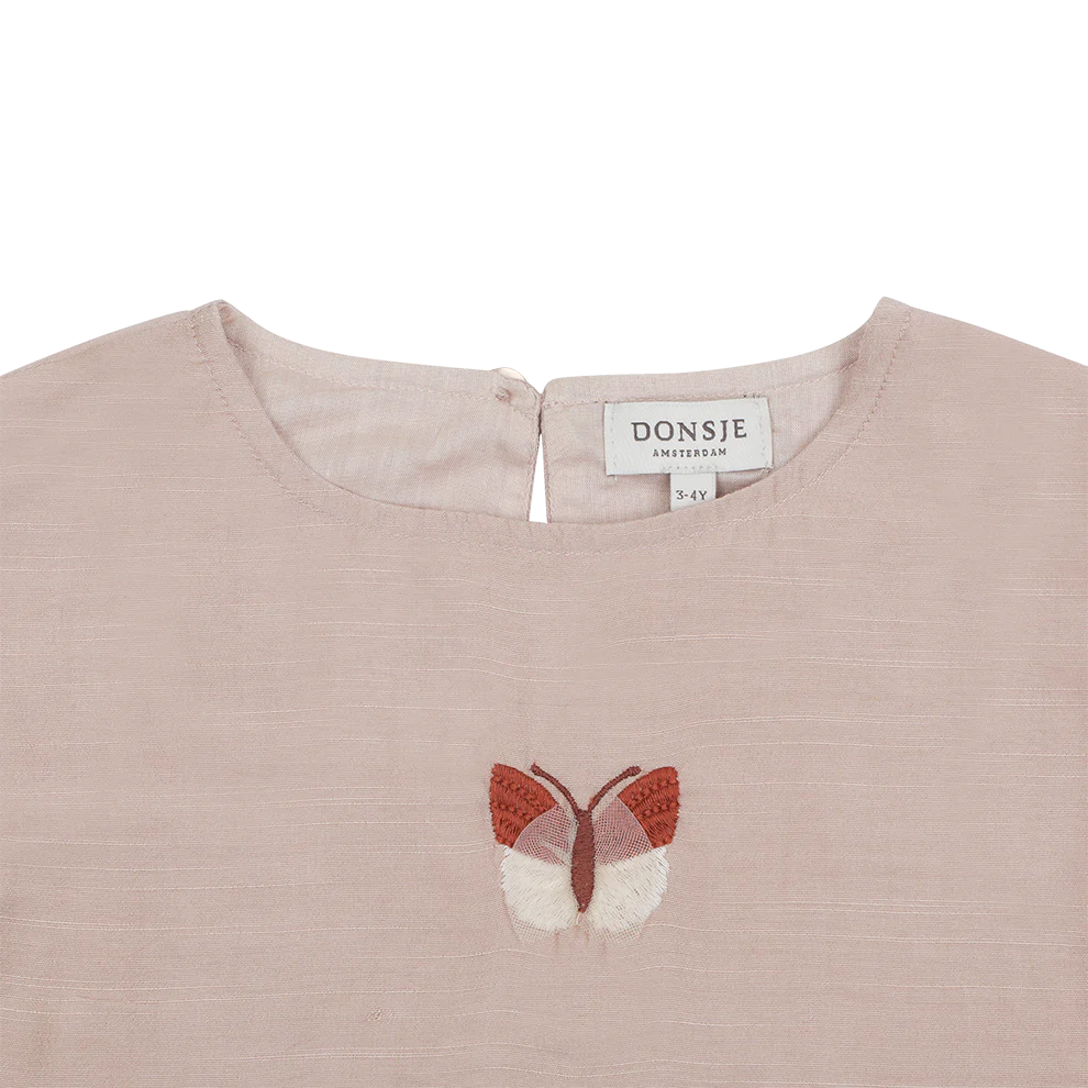 Linzie Top | Vlinder | Rose Mocha