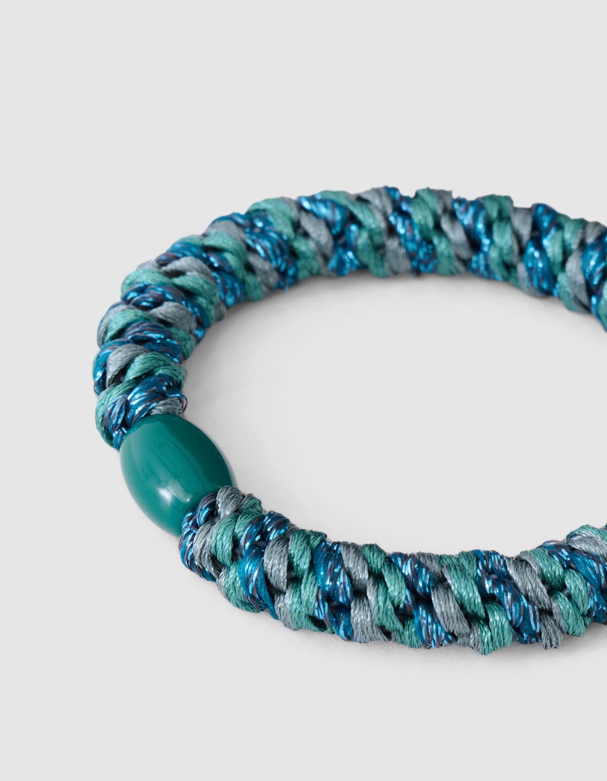 Lurex Haarelastiek Blauw