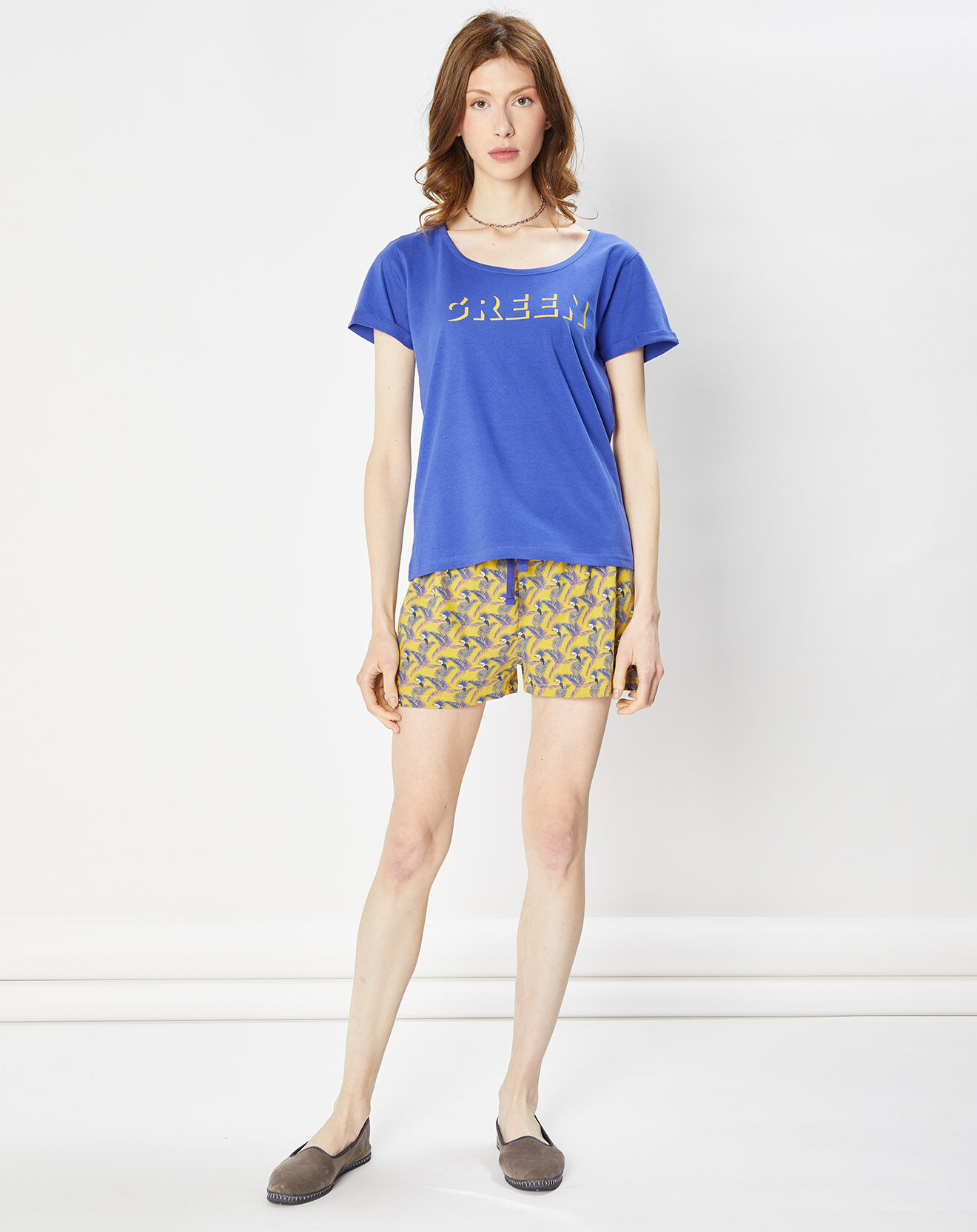 Arthur Pyjama imprimé bleu/jaune