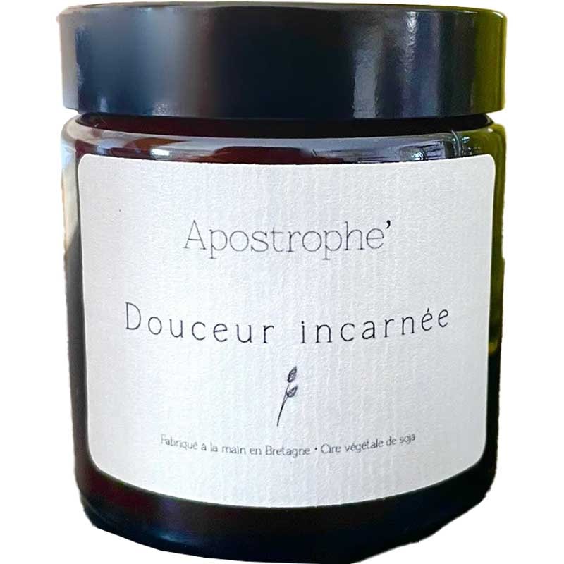 Bougie parfumée - Cèdre blanc, patchouli & musc vanillé - Douceur Incarnée - 40h