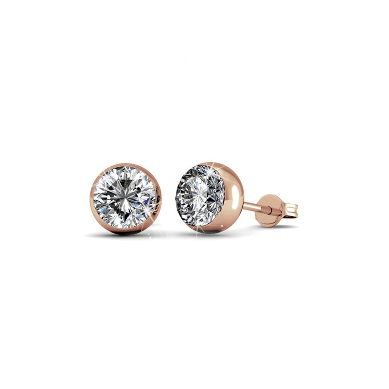 Parure et Coffret Moon - Or Rosé et Cristal