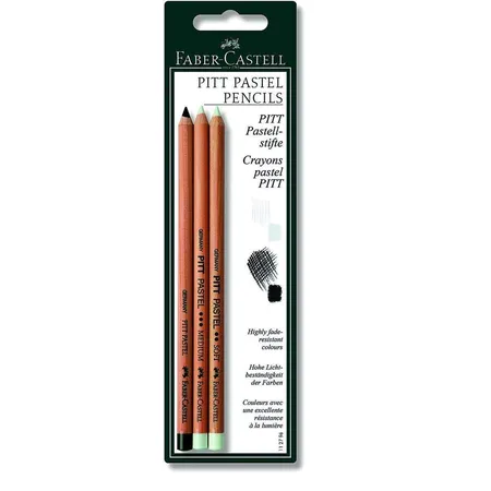 Faber-Castell Farbstift PITT PASTEL, 3 Stück