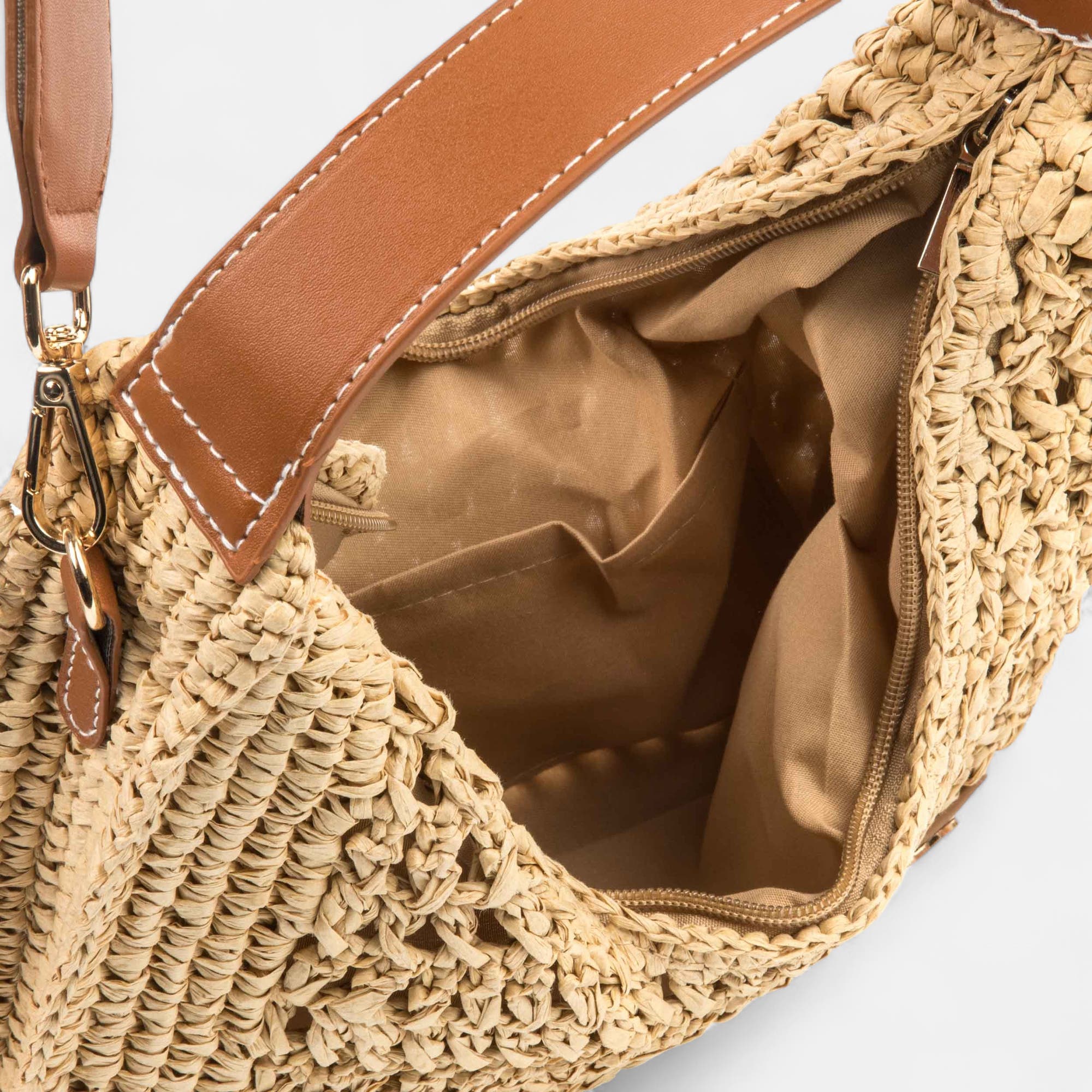 Sac bandoulière camel