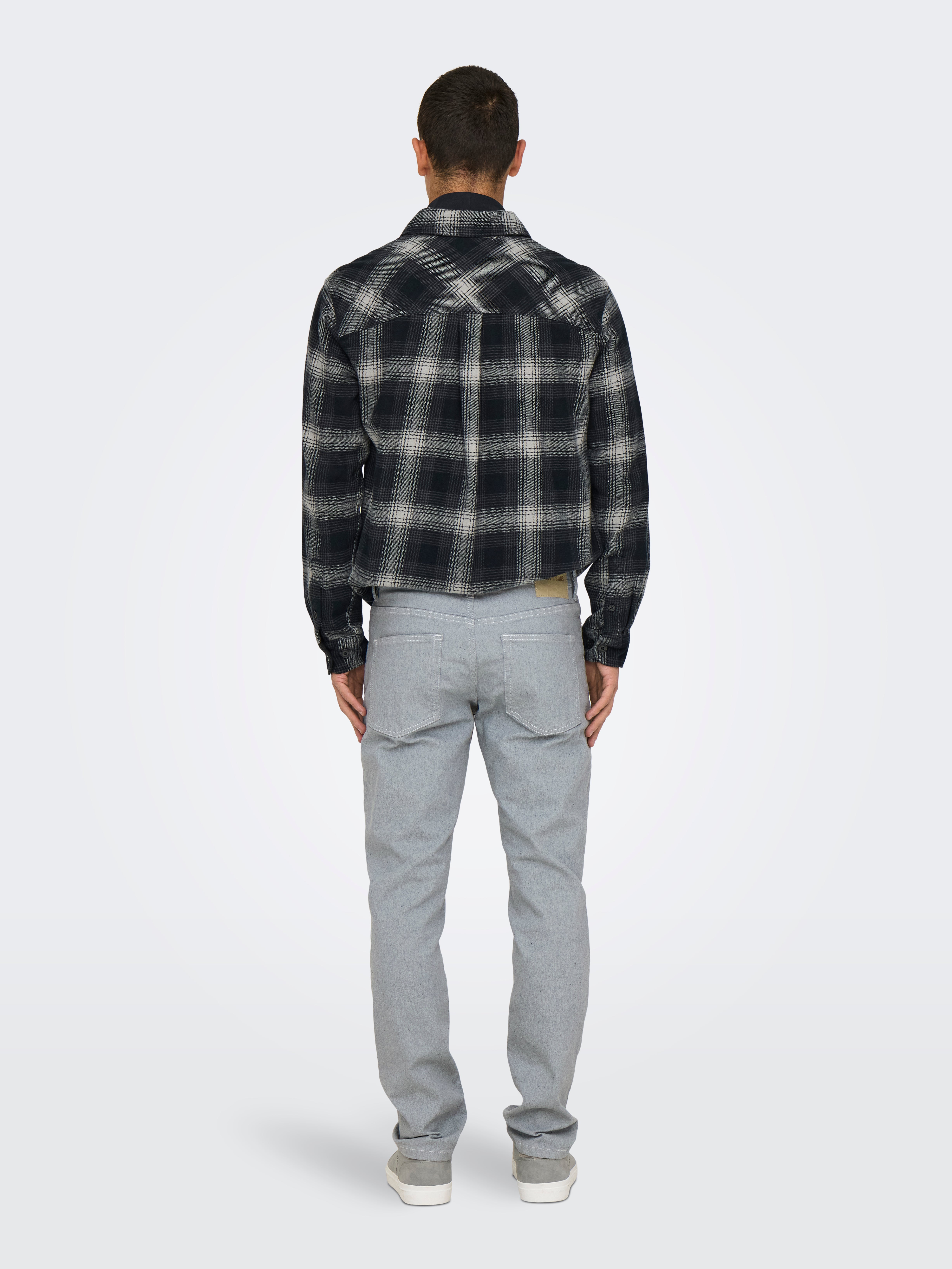 ONSWEFT Mittlere Taille Normal geschnitten Jeans Light Grey Denim