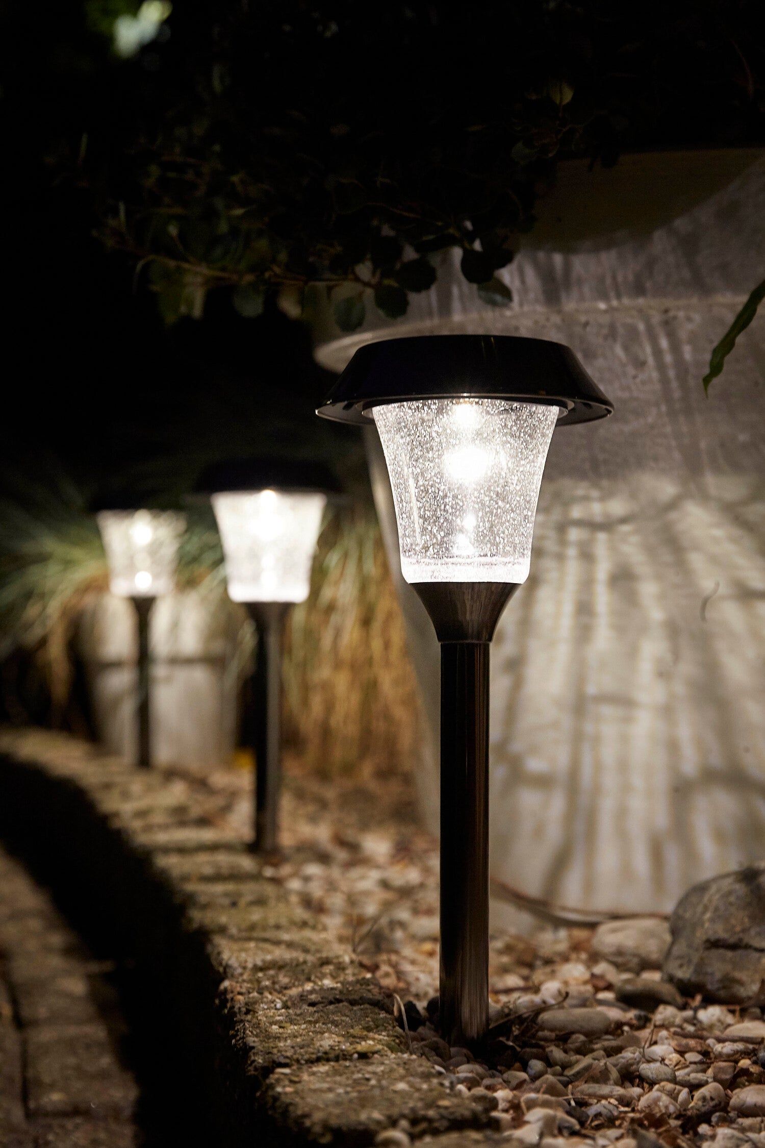 Luxform Lighting solar staande buitenlamp Georgia zwart D 15 H 46,8 cm