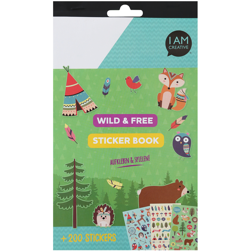 I AM CREATIVE Stickers, Wild Free