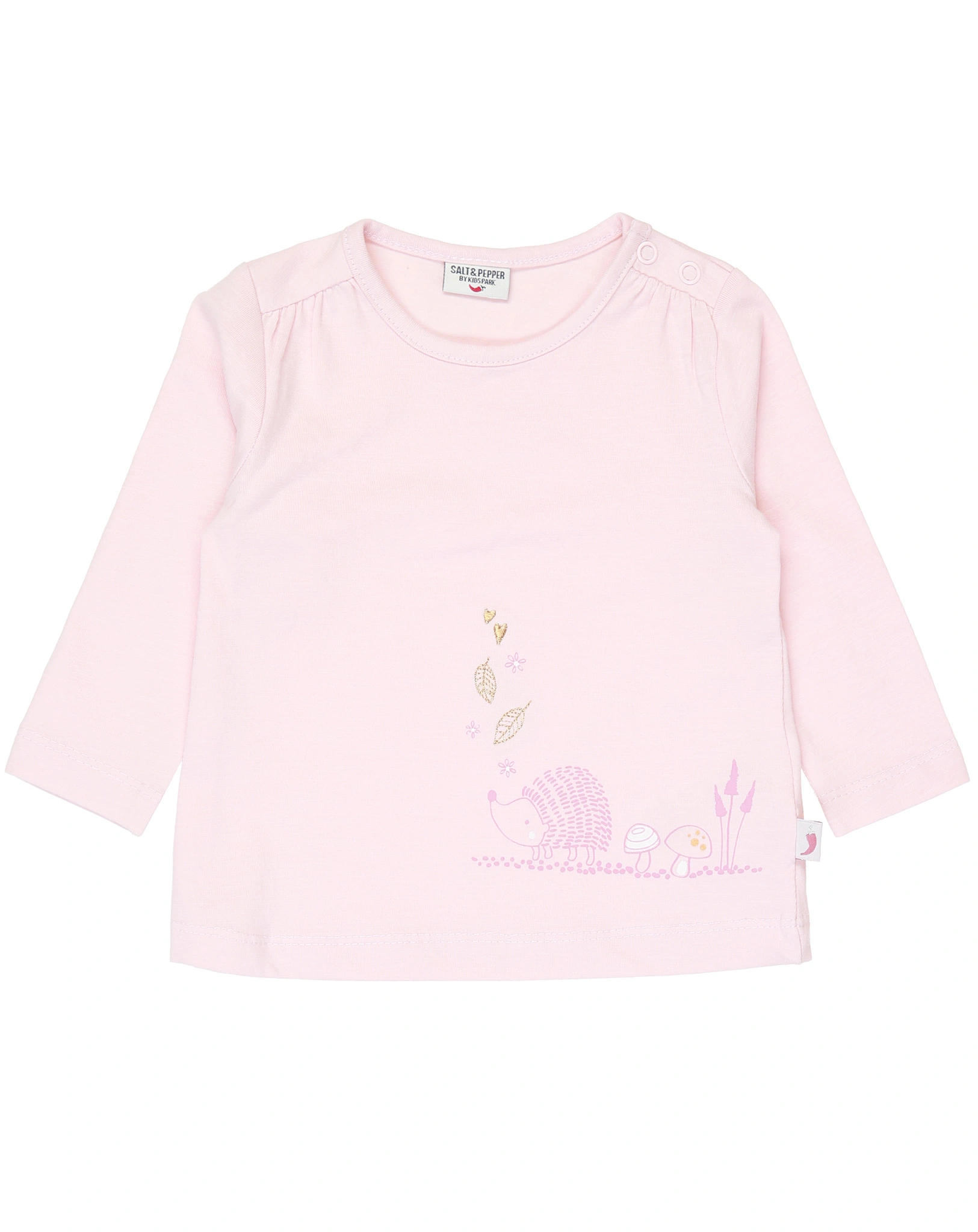 Langarmshirt IGEL in blush rose