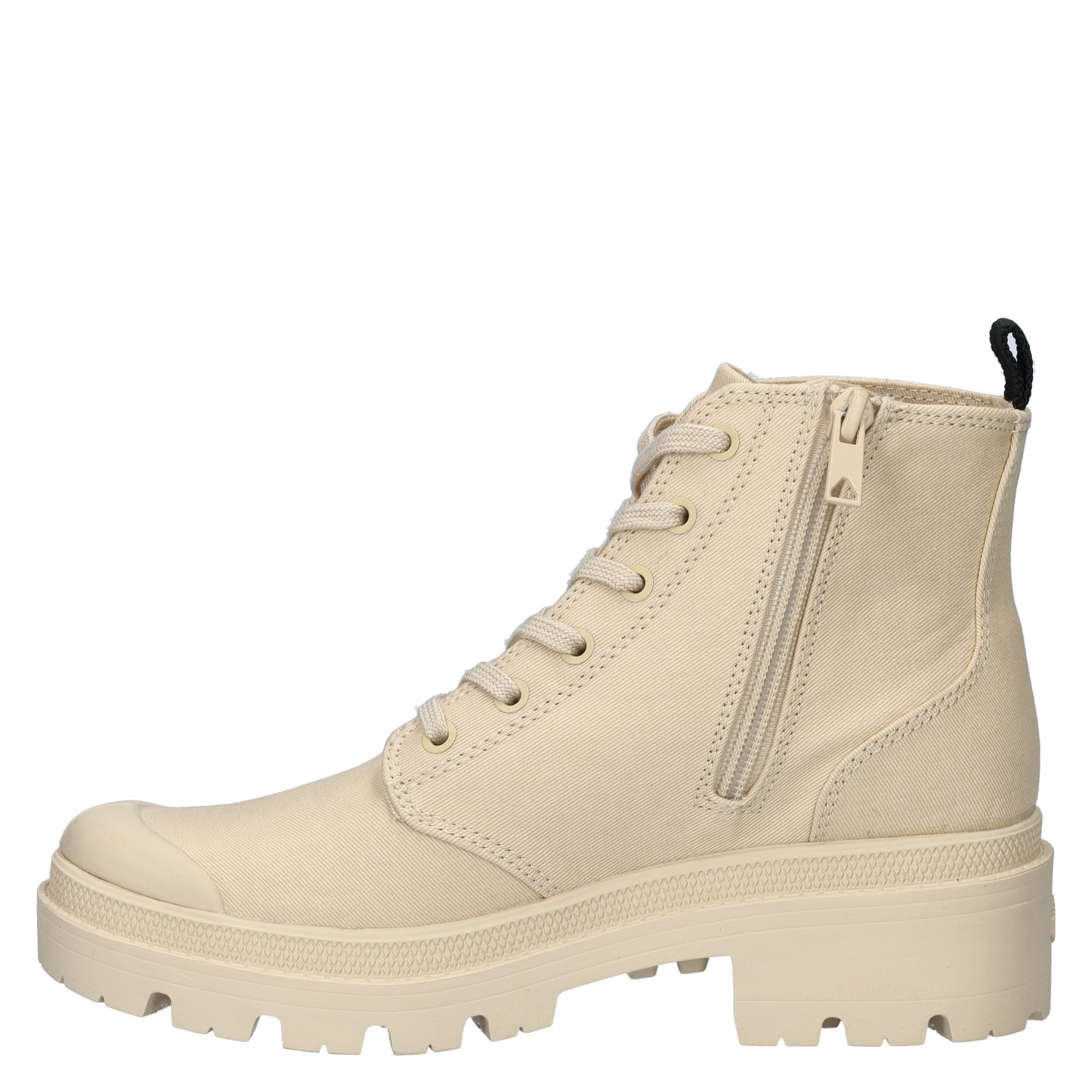 Pallabase Twill dames veterboot Palladium Beige