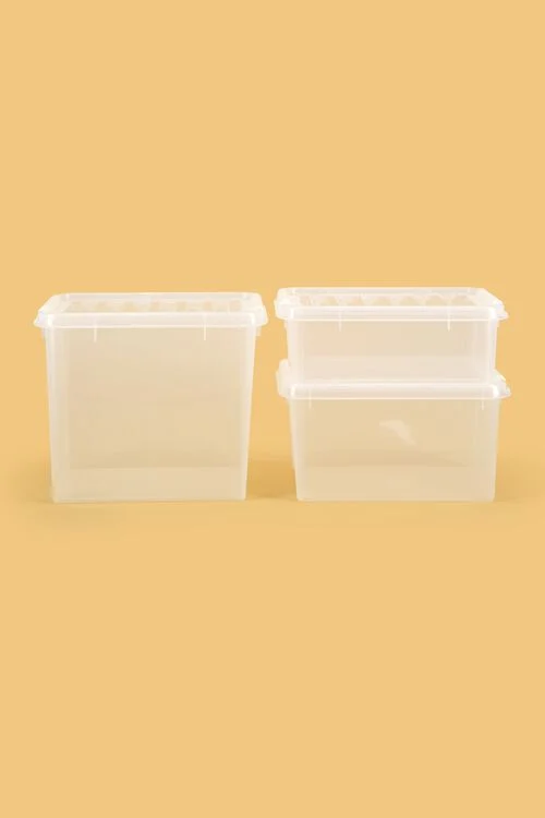 boîte de rangement 52L London transparent 50x39x41
