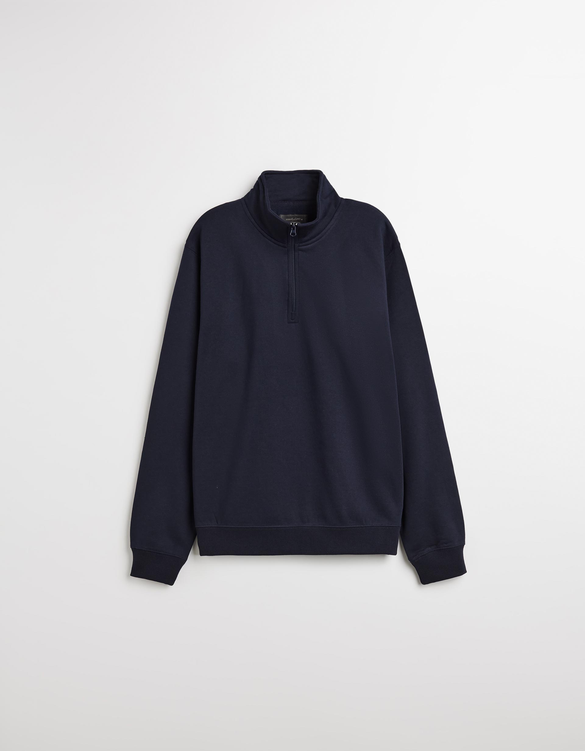 Sweatshirt com Fecho, Homem, Azul Escuro