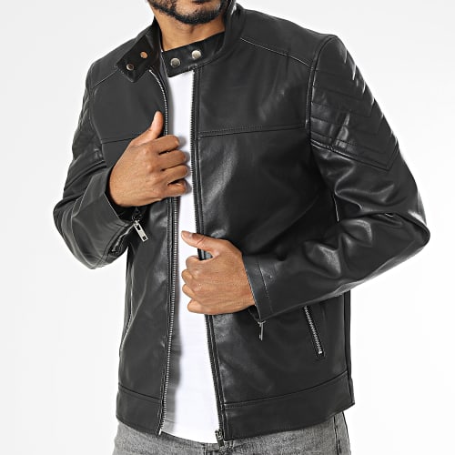 Veste Biker Noir