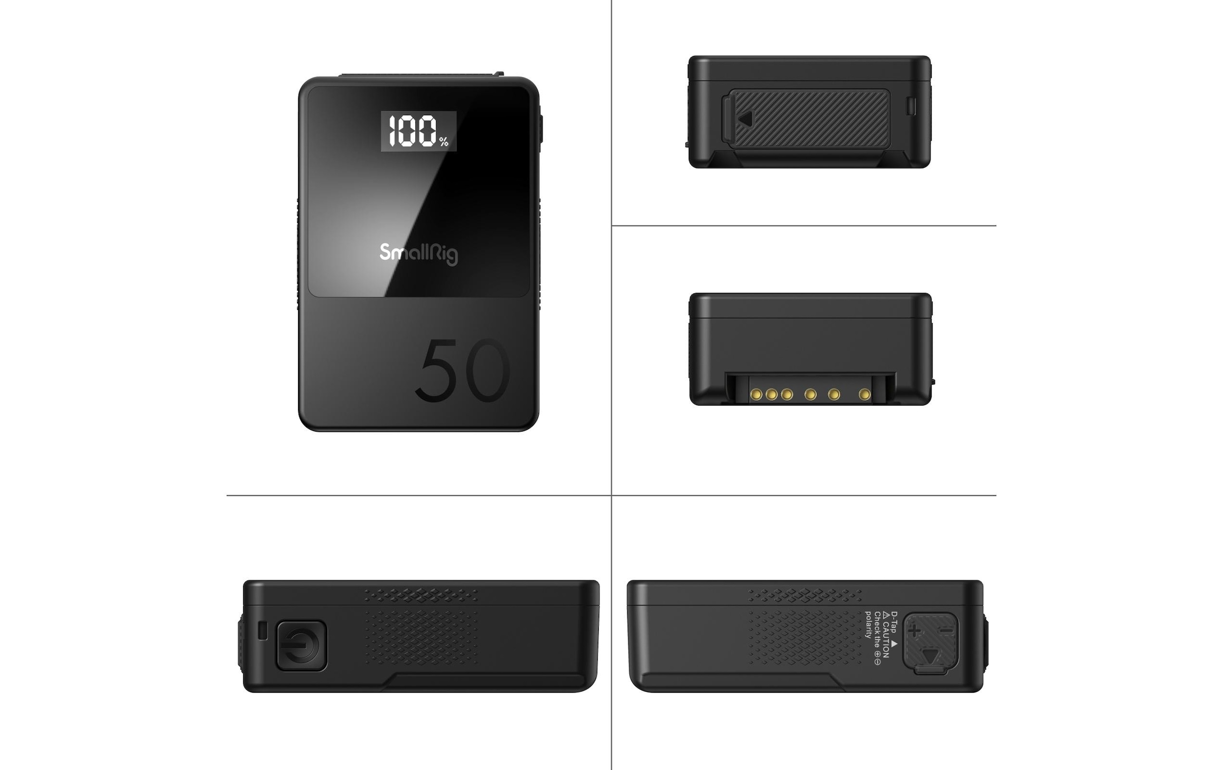 Videokamera »Smallrig VB50 Mini V-Mount« Bluetooth