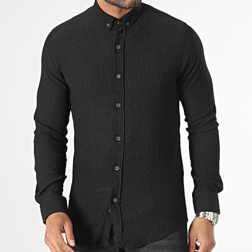 Chemise Manches Longues Noir