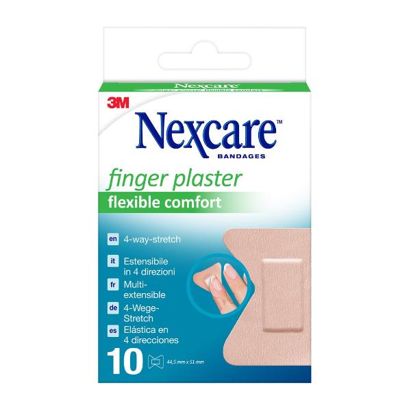 NEXCARE Fingerpflaster Flexible Comfort Pfl 4.45x5.1cm 10 Stk
