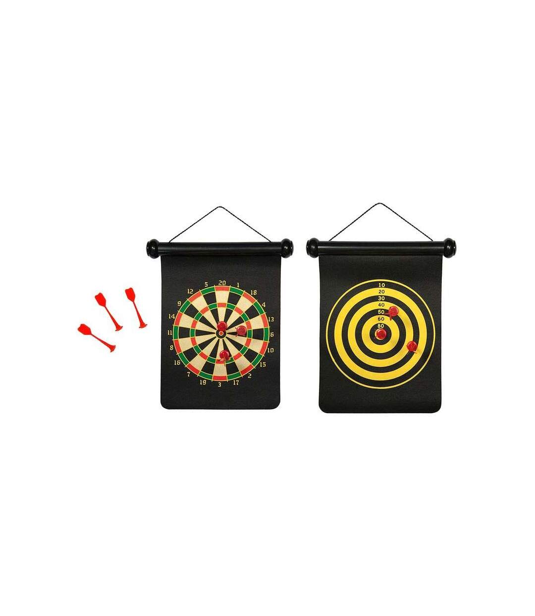 Jeu de fléchettes magnétiques réversible