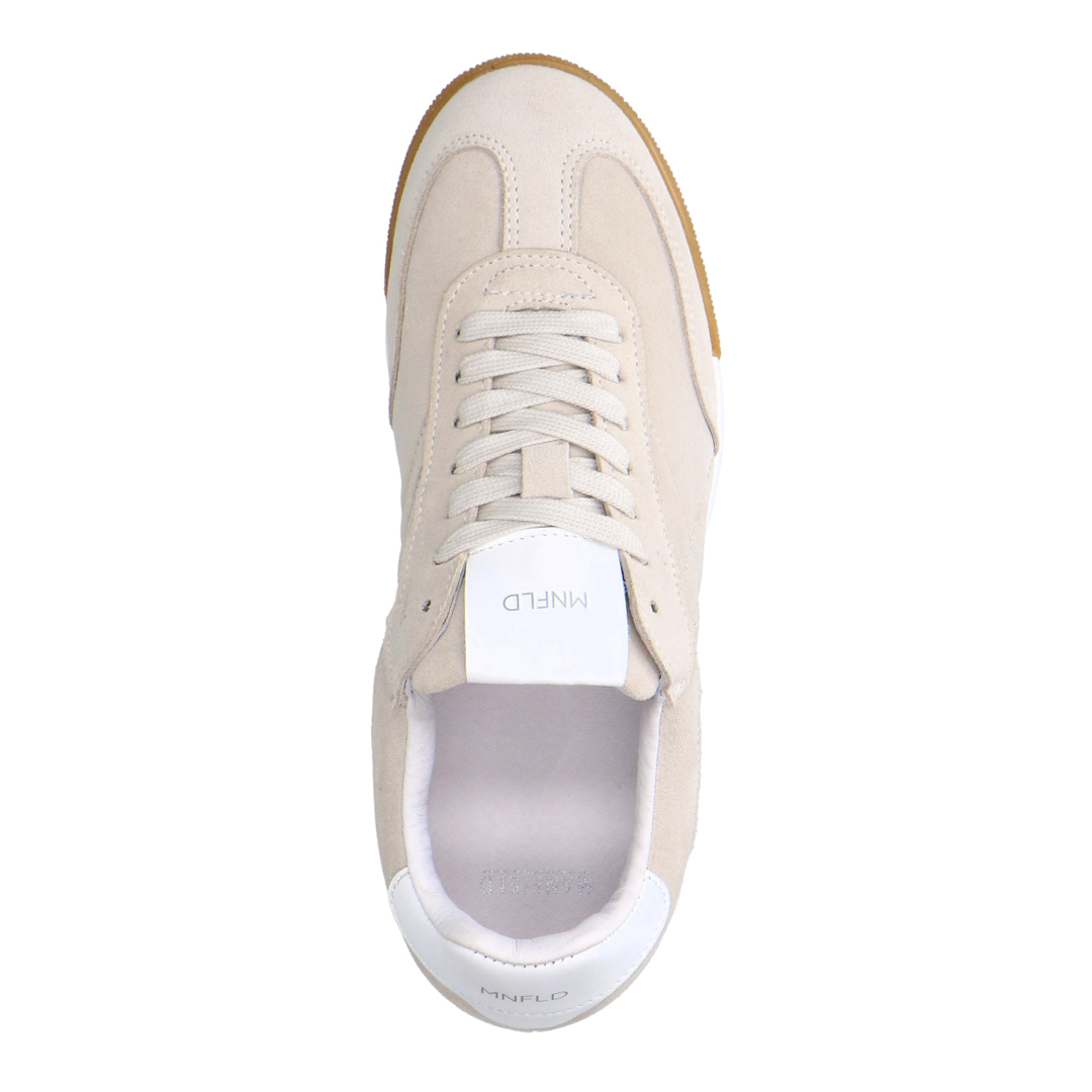 Beige suède sneakers