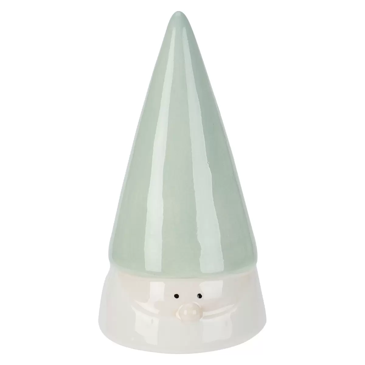 Zwergenkopf klein XMAS hellgrün,weiss