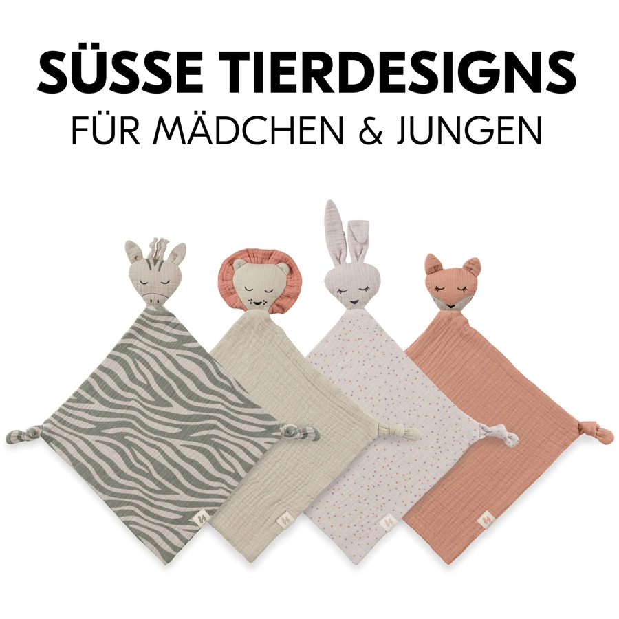 hauck Schnuffeltuch Cuddle N Play Zebra Sage