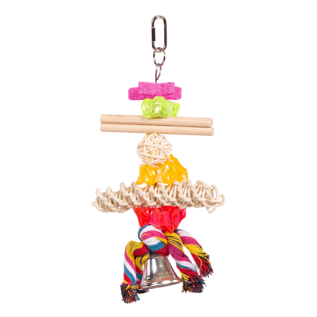 HappyBird Papageienspielzeug Bone & Stone Kabob