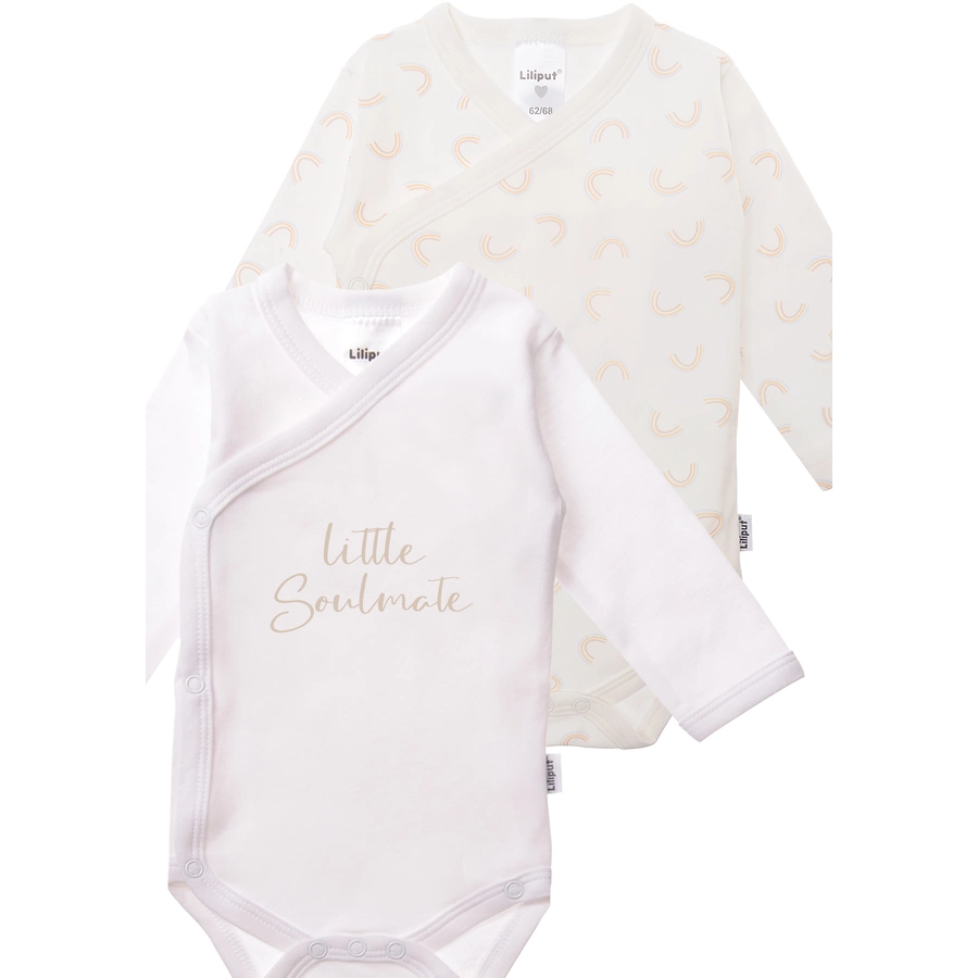 Liliput Wickelbody 'little Soulmate' weiss-rosa