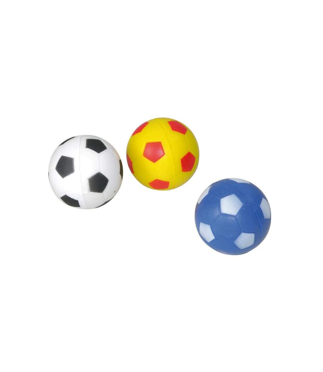 Paris Prix - Lot De 3 Balles Pour Chien rebond 4cm Multicolore