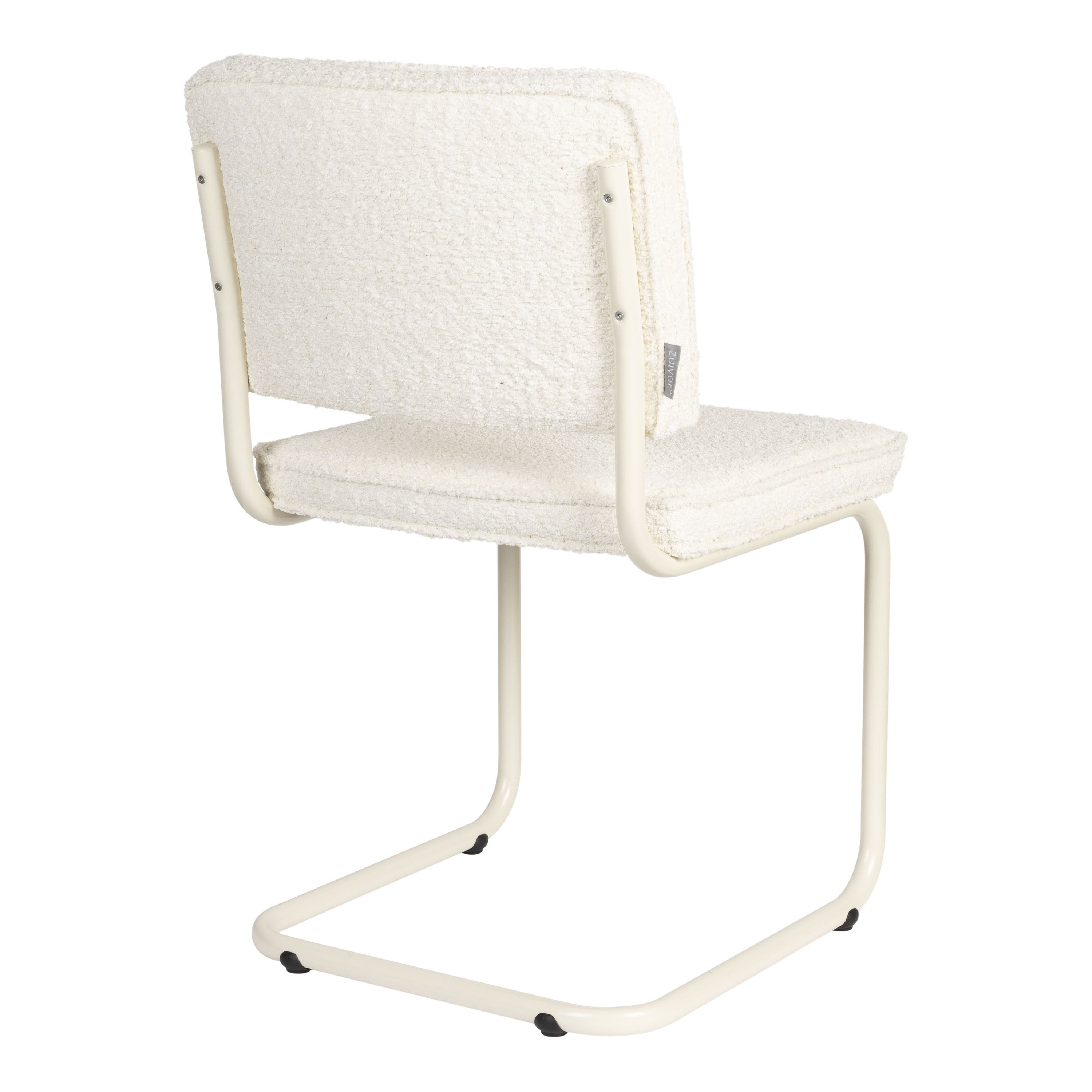 Zuiver Ridge Eetkamerstoel - Bouclé - Off-White