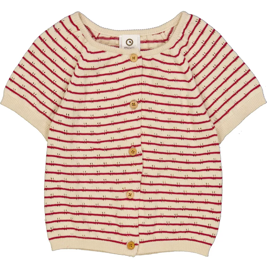 Müsli Strickjacke Berryred