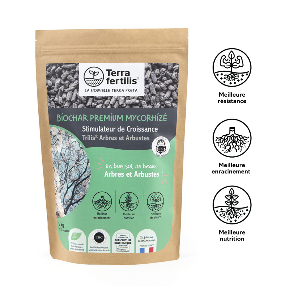 Fertilisant arbres et arbustes à base de mycorhizes - 1 kg
