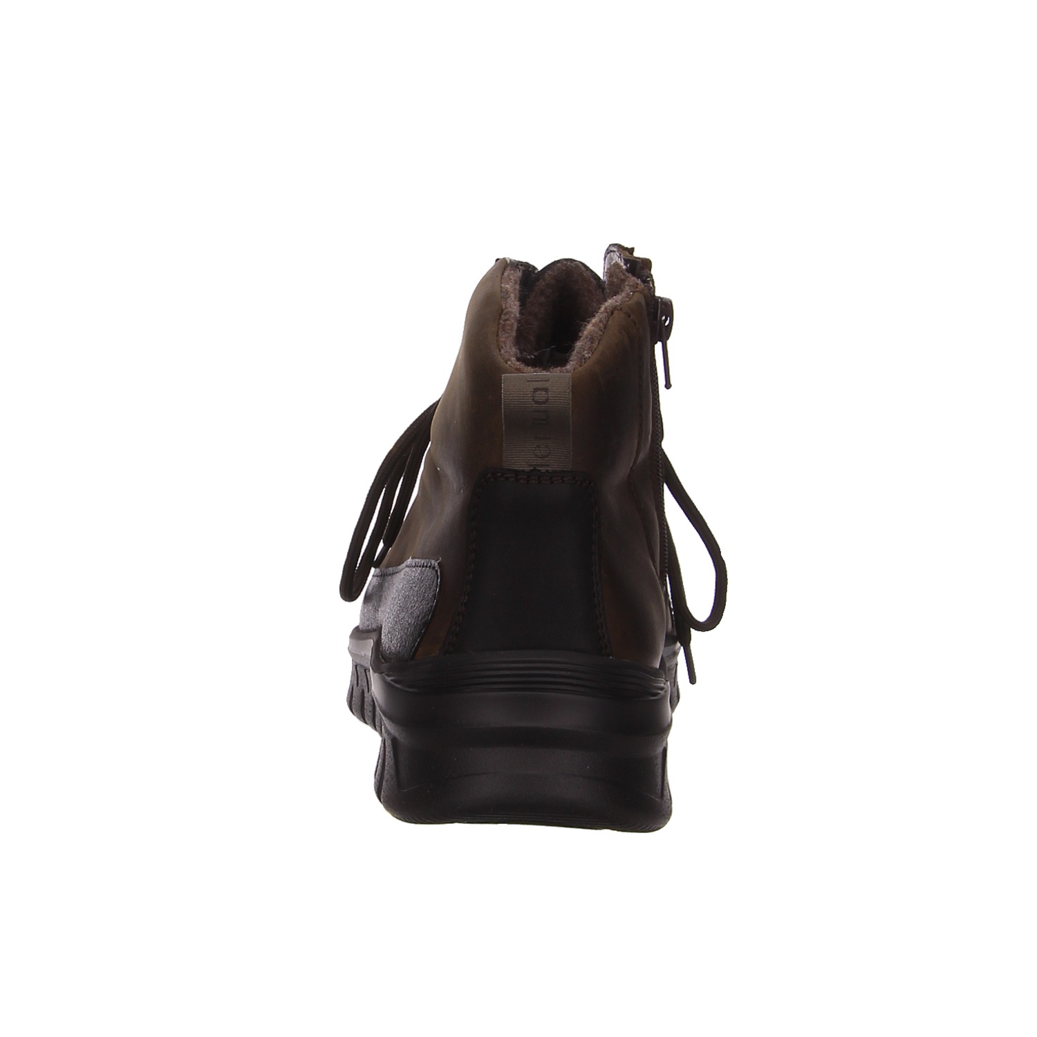 Waldläufer Schnürschuh schwarz schwarz