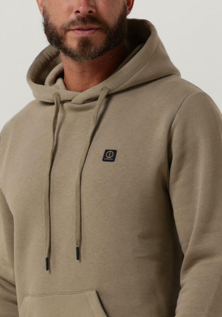 DSTREZZED groene dstrezzed sweater hoody fine slub sweat