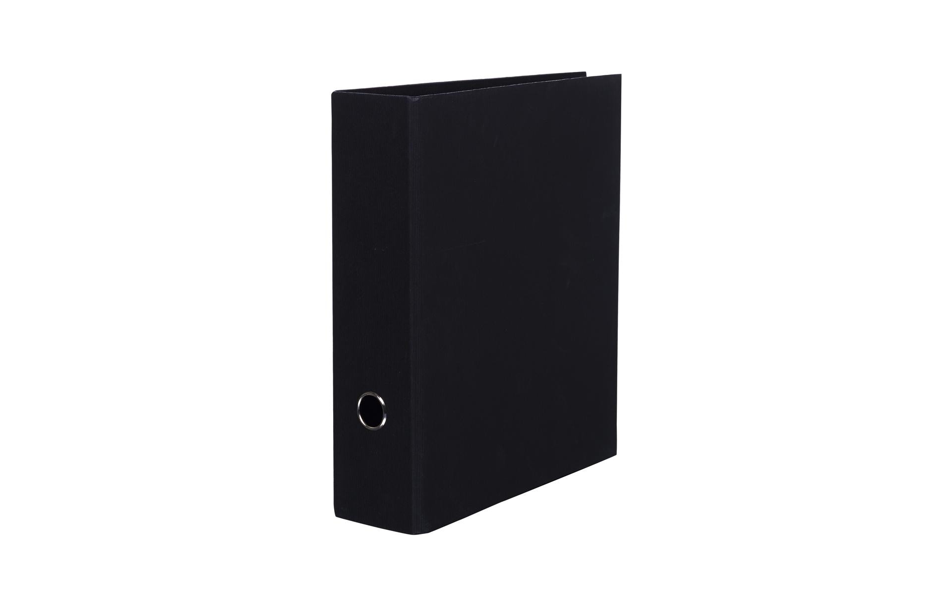Ordner S.O.H.O. Schwarz 8.5 cm, SchwarzSchwarzer Ordner mit Hebelmechanik