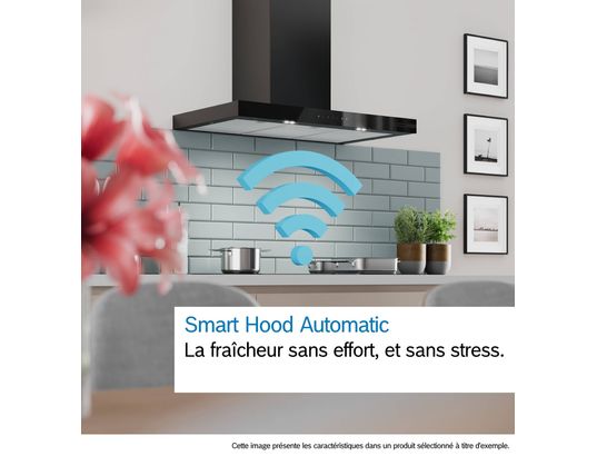BOSCH - Hotte decorative murale DWB97DN30, Série 6, Eco Silence Drive