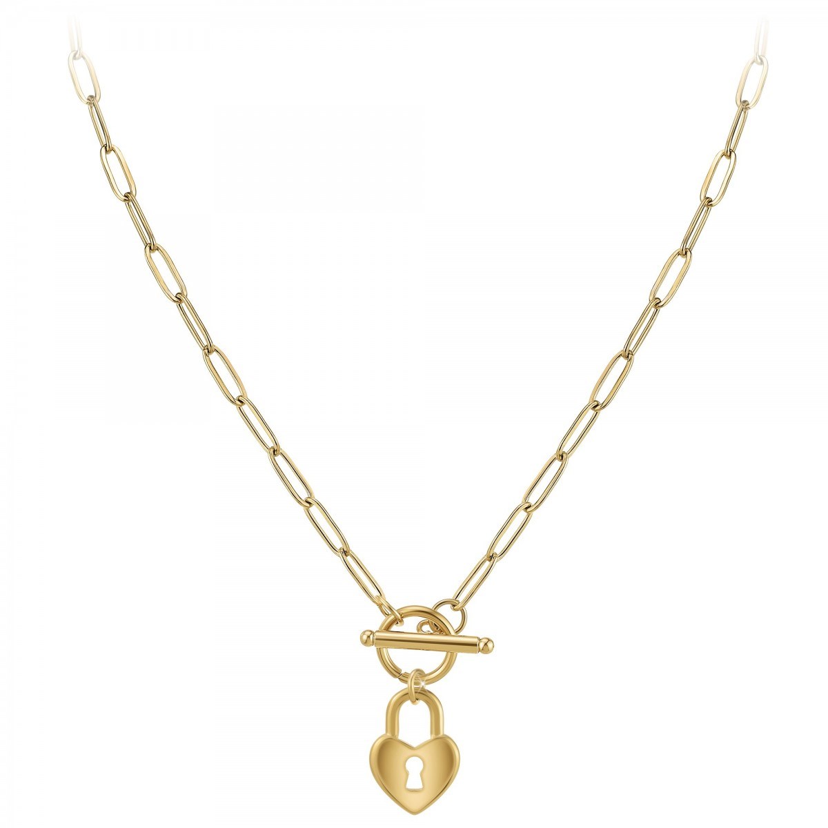 Collier coeur par SC Bohème en acier inoxydable