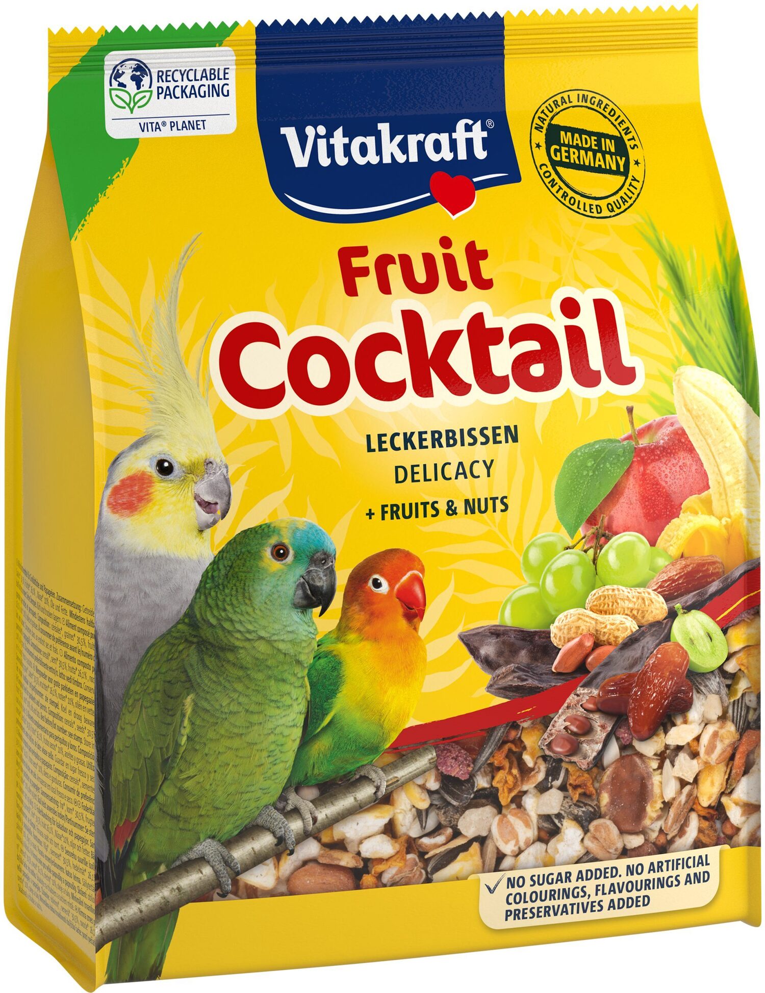 Vitakraft vogelsnack fruit cocktail 250 g