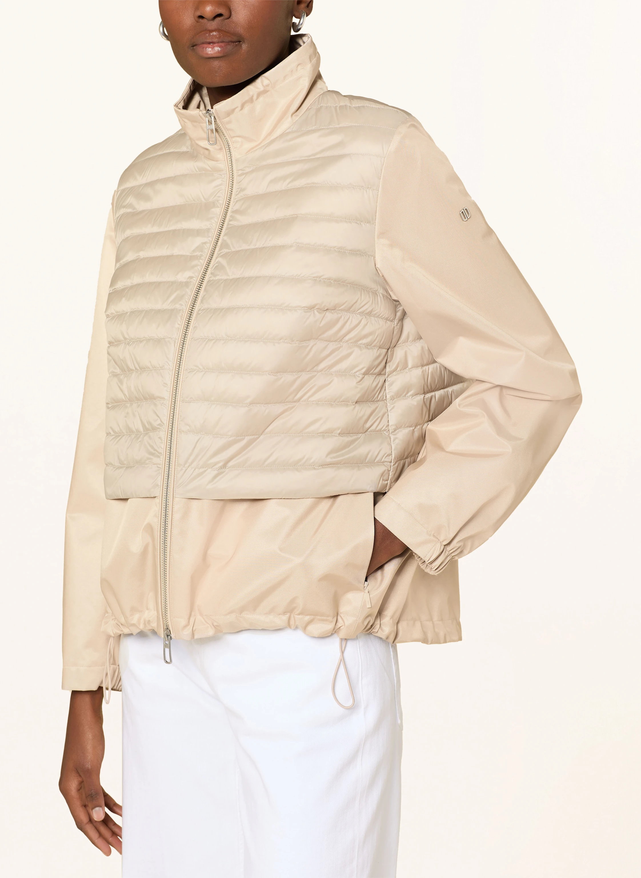 DUNO Daunenjacke im Materialmix