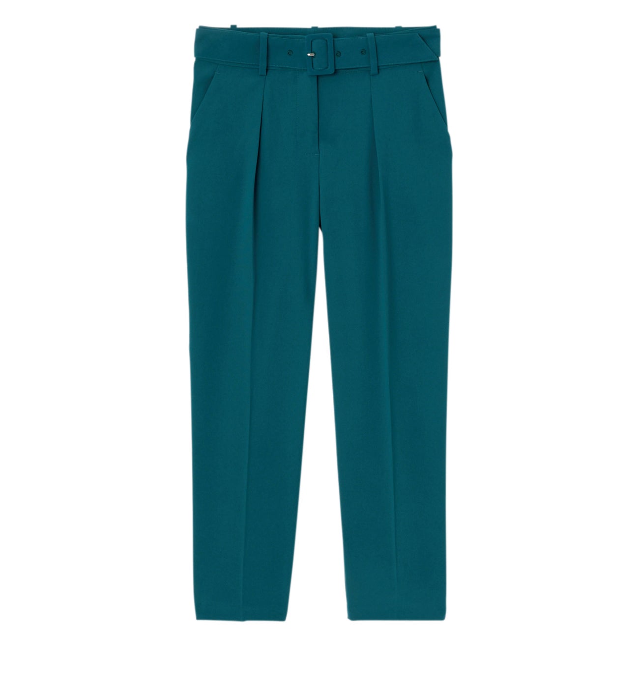 Pantalon à pinces Femme - Vert émeraude