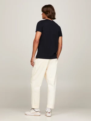 Camiseta Slim Fit com Logo em Jersey