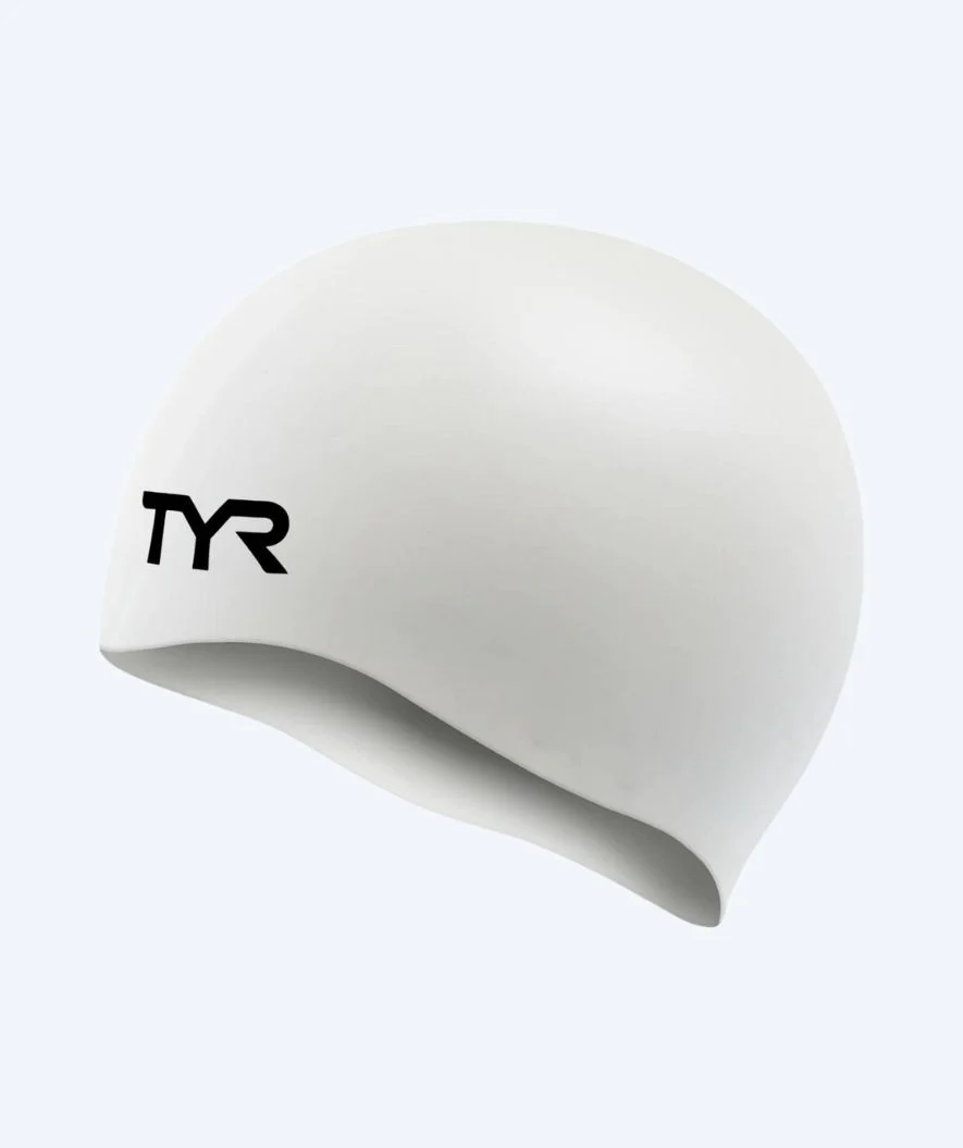TYR badehætte - Silicone - Hvid