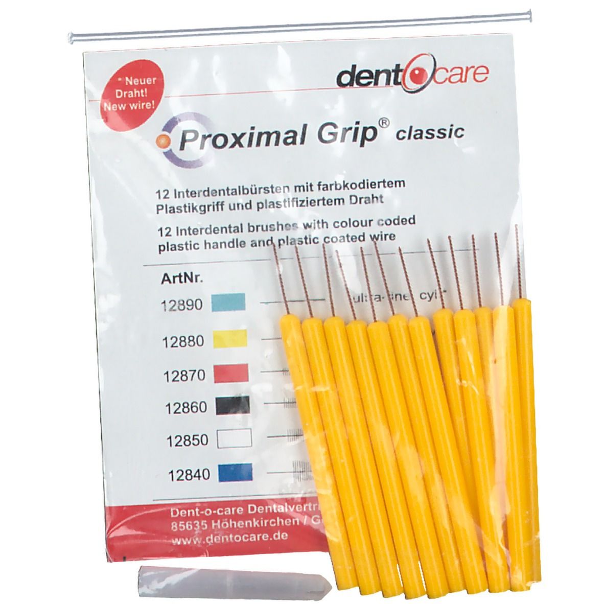 Dent-o-care Proximal Grip xxxx-fein gelb Interdentalbürsten 0,45 mm