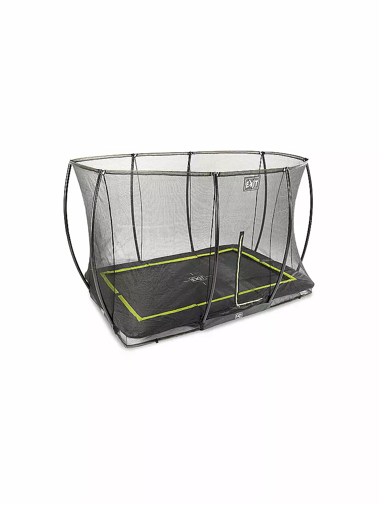 EXIT TOYS Silhouette Bodentrampolin 244x366cm mit Sicherheitsnetz keine Farbe