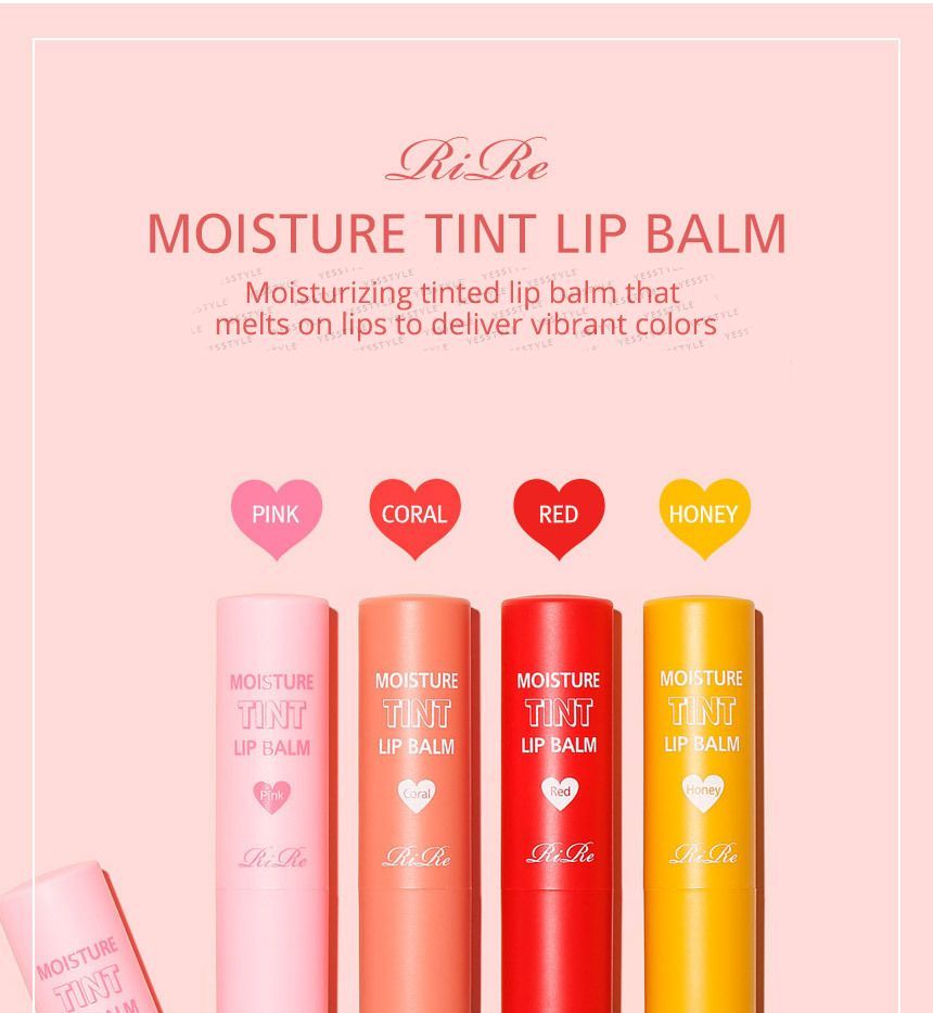 RiRe - Moisture Tint Lip Balm - 4 kleuren
