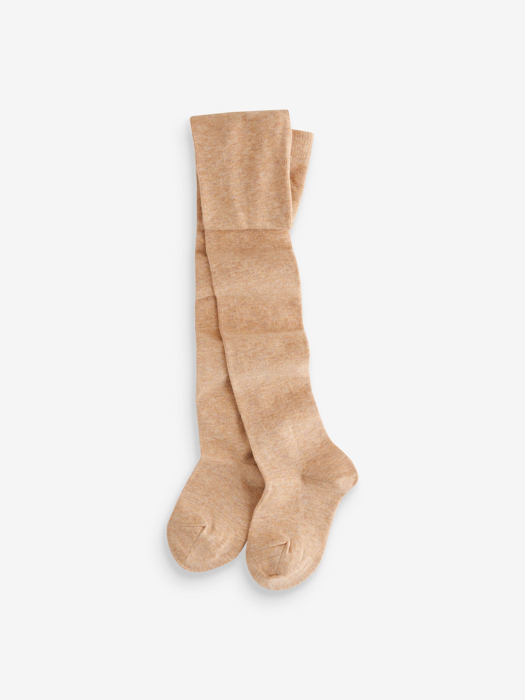 Crèmekleurig/neutraal - Set van 3 katoenrijke tights